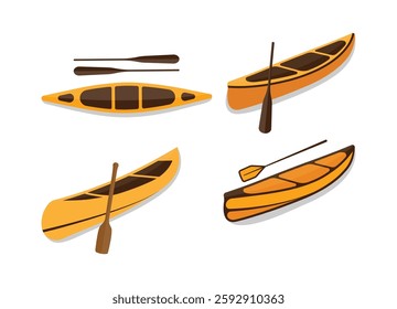 Canoe Illustration Vectors And Clip Art Designs