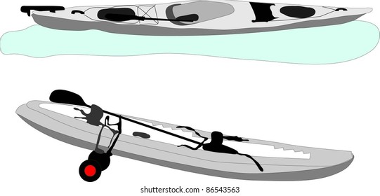 Canoe / Kayak illustration