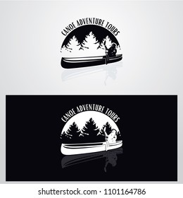 Canoe or Kayaking Logo Designs Template