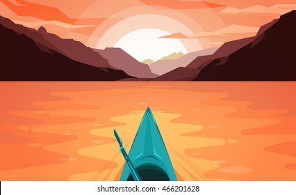 canoe cartoon images, stock photos & vectors shutterstock