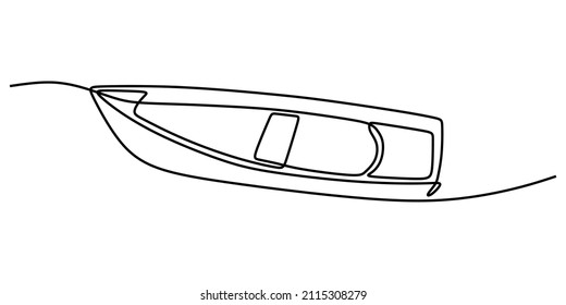 canoe oneline continuous single line art handdrawn