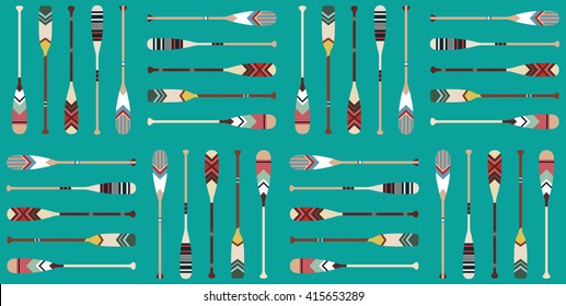 CANOE PADDLE PATTERN