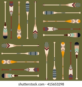 CANOE PADDLE PATTERN