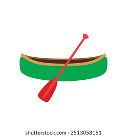 Emoji de ilustração de símbolo de vetor de pá de canoa