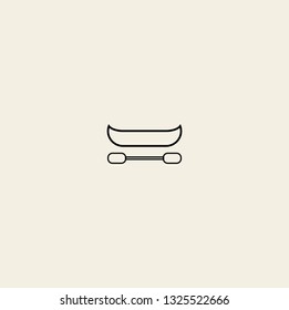 canoe vector icon