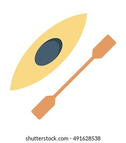 Canoe Vector Icon