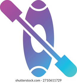 Canoe Vector Icon Design Illustration