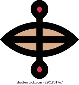 Canoe Vektorgrafik auf transparentem Hintergrund.Premium-Qualität symmbols.Stroke Vektorsymbol für Konzept und Grafikdesign.