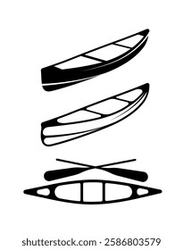 Canoe Vectors And Kayak Boat