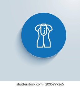 canoe wetsuit icon vector design