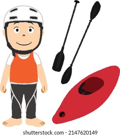 Canoeing is an activity which involves paddling a canoe with a single-bladed paddle. Common meanings of the term are limited to when the canoeing is the central purpose of the activity.