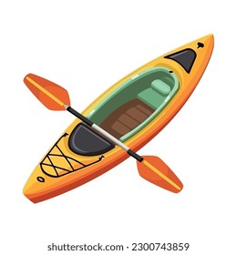 Canoeing adventure paddle, explore and enjoy icon isolated