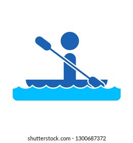 canoeing icon design