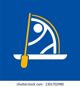 canoeing icon design