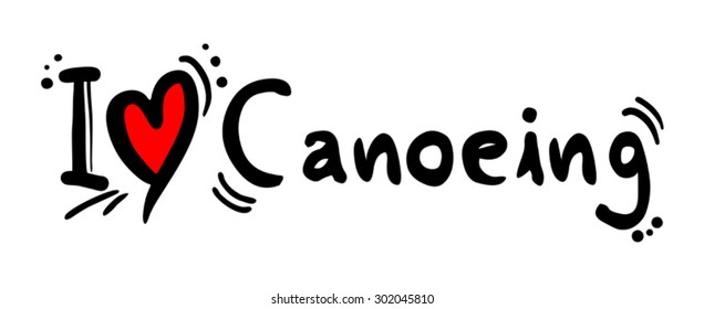 canoeing love