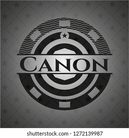 Canon black emblem. Vintage.