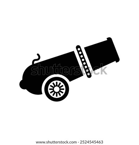 Canon flat vector icon design on white background
