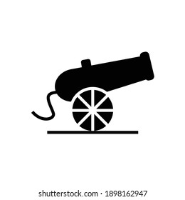 Vector de estilo glifo de icono de Canon para su diseño