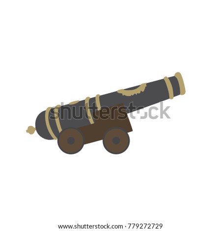 Canon icon, vector illustration design. War collection.