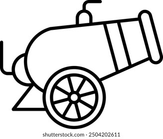 Canon Line vector Icon Design