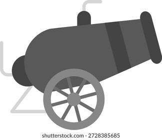 Diseño de iconos de Vector de línea Canon