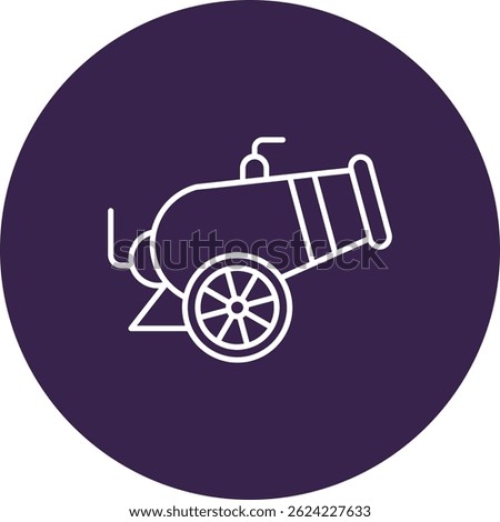 Canon Line vector Icon Design