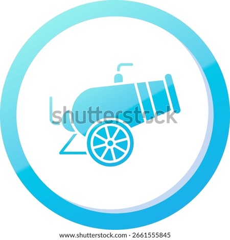 Canon Line vector Icon Design