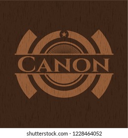 Canon realistic wood emblem