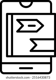 Canonical Line Vector Icon Design