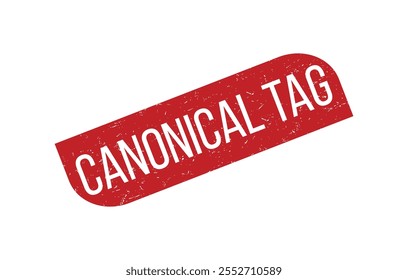 CANONICAL TAG Rubber Stamp Seal Vector illustration isolated on white background