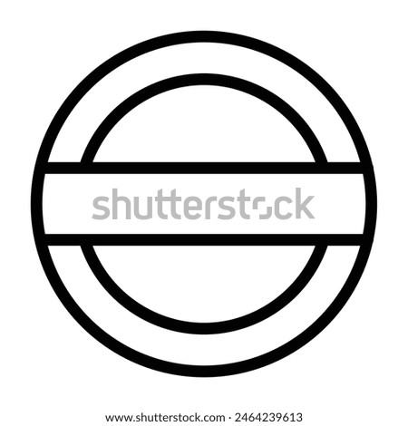 Canonical Tags Vector Line Icon Design