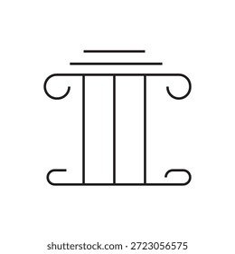 ícone da cobertura da floresta ilustração elemento design