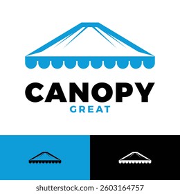 canopy icon logo design template