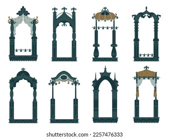 Canopy roof gothic style architecture