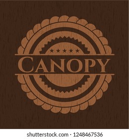 Canopy wood emblem