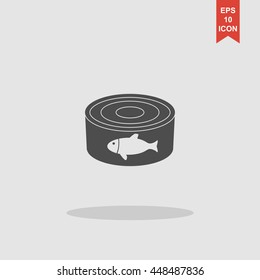 cans - canned food. Vector concept illustration for design.