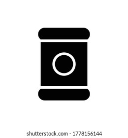 Cans Icon Logo Template Vector Design Illustration