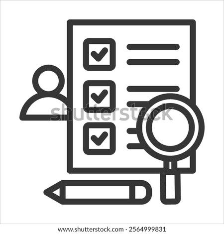 Cansuses Outline Icon Vector Illustration