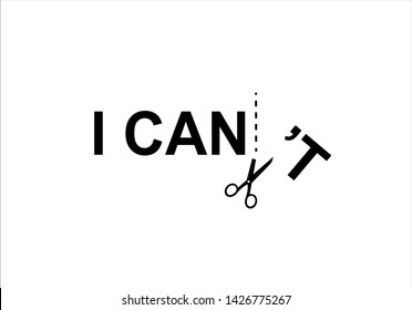 ı can't ı can scissors fashion design