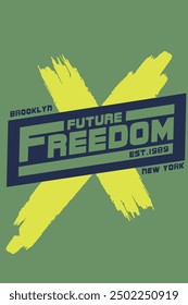 Can't get over how cool the green and yellow Brooklyn Freedom logo looks! 🤩🌼 #designgoals #vibes