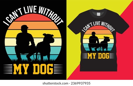 Vintage Retro Best Boxer Dog Dad Ever Cute Lovers Shirt