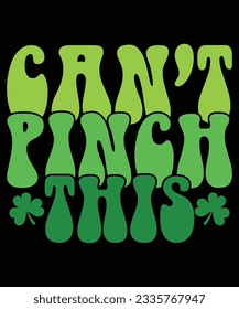 Can't pinch this st.patrick's day print template design