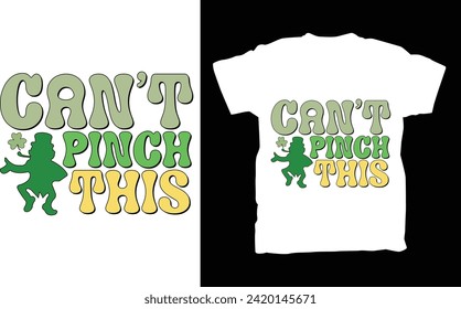Can't Pinch This T-shirt Design Retro Bundle