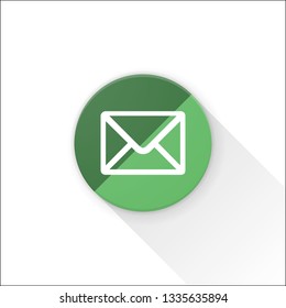 Cantact Mail button Adaptive icon Ready Design illustration