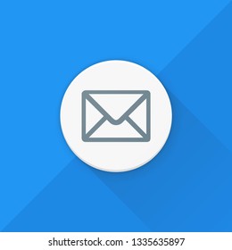 Cantact Mail button Adaptive icon Ready Design illustration