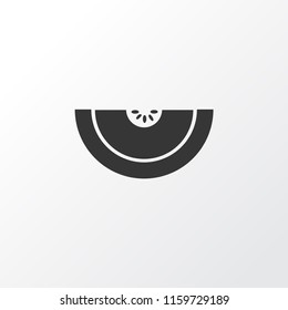 Cantaloupe icon symbol. Premium quality isolated honeydew element in trendy style.