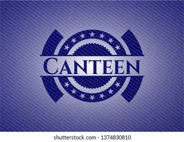 Canteen denim background