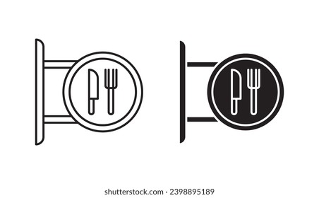 Canteen icon set. vector illustration
