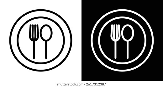 Canteen icon vector for web and mobile app. Symbol isolated.