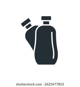 canteen icons isolated on White Background. Flat style design